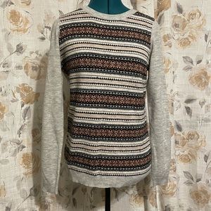 Rue 21 pink gray sweater